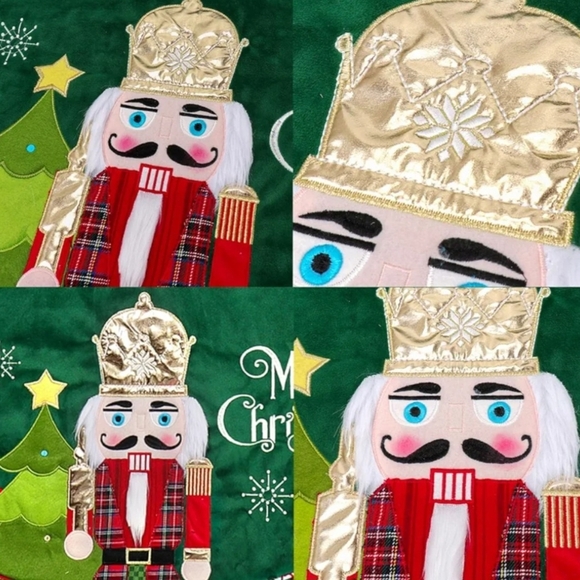 NIB 48in Nutcracker Christmas Tree Skirt - Picture 4 of 9